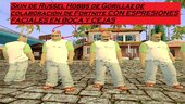 2D de Gorillaz de colaboración de Fortnite CON EXPRESIONES FACIALES EN BOCA Y CEJAS con y sin Gafas